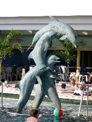 Sculpture in the Main Pool